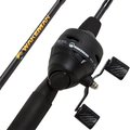 Wakeman Wakeman 80-FSH2003 Spincast Fishing Gear Rod & Reel Combo for Bass-Trout Fishing; Black 80-FSH2003